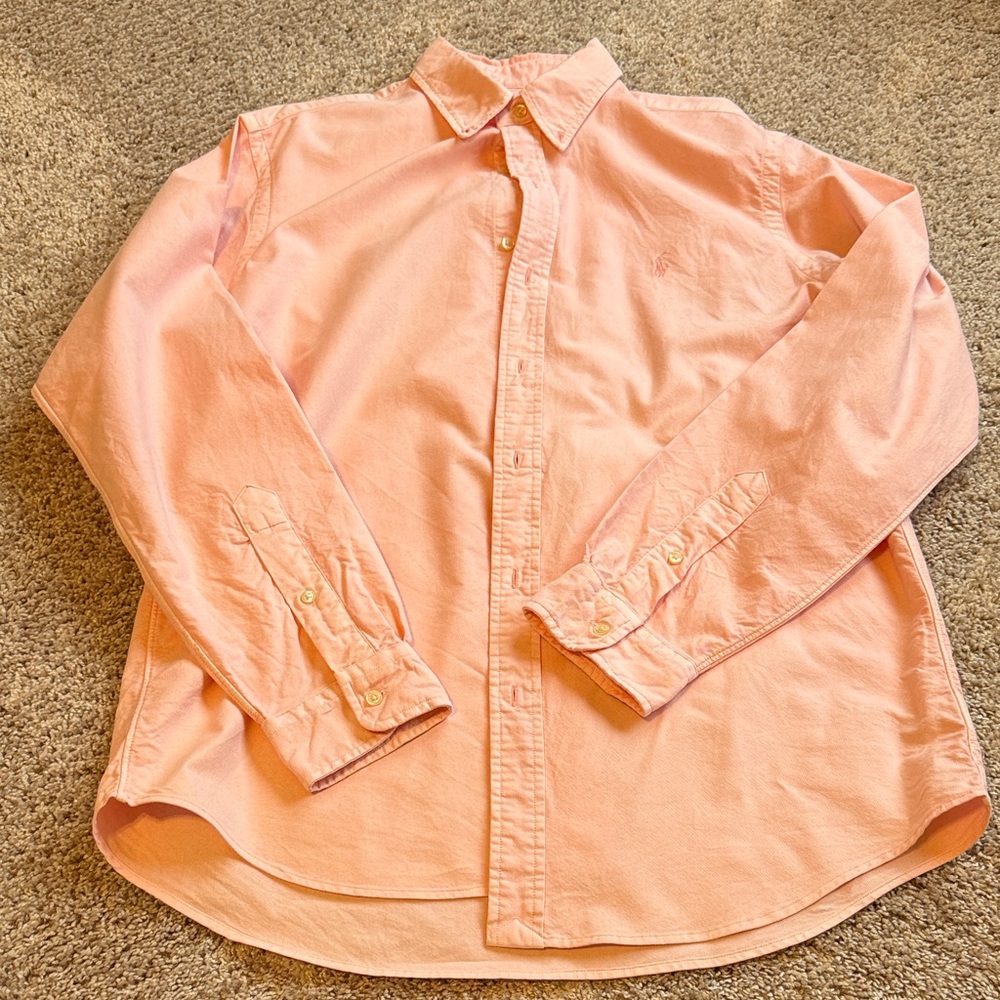 Ralph Lauren Light Pink Casual Button Down Shirt